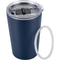Rcvjn Seventeen Ounce Tapered Vacuum Tumbler with Linear Slider Lid Navy - Product view